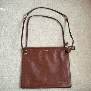 Coach Cognac Envelope Crossbody Purse